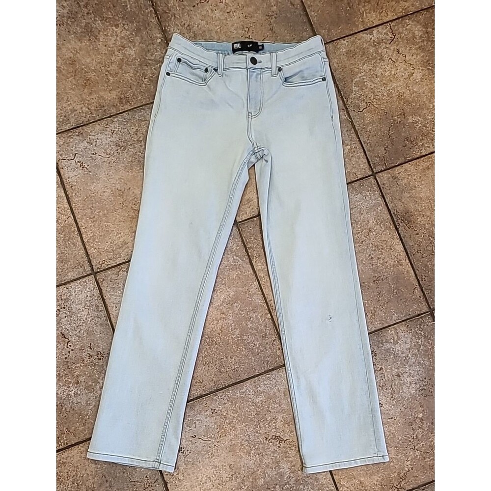 RSQ Jeans Slim Straight Light Wash Size 18 Kids Jeans